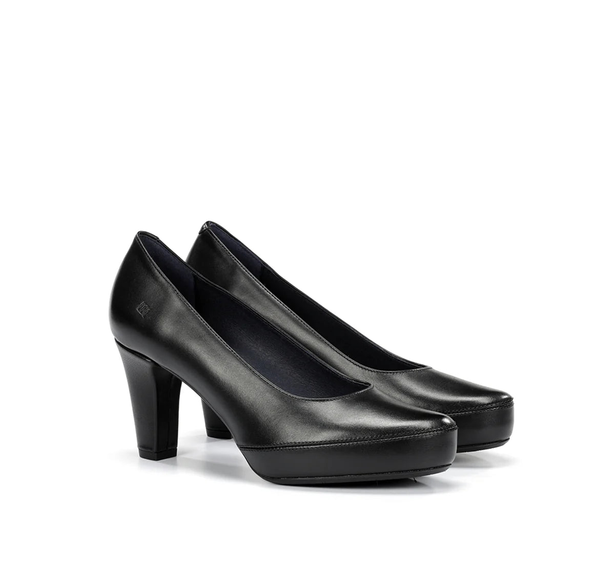 ZAPATO SALON PLATAFORMA COLOR NEGRO
