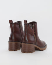 BOTIN MUJER TACON ANCHO COLOR MARRÓN XTI 14608502
