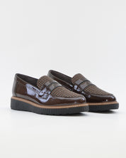 ZAPATO MOCASIN MUJER PITILLOS 11554 MARRÓN PLANTILLA EXTRAIBLE