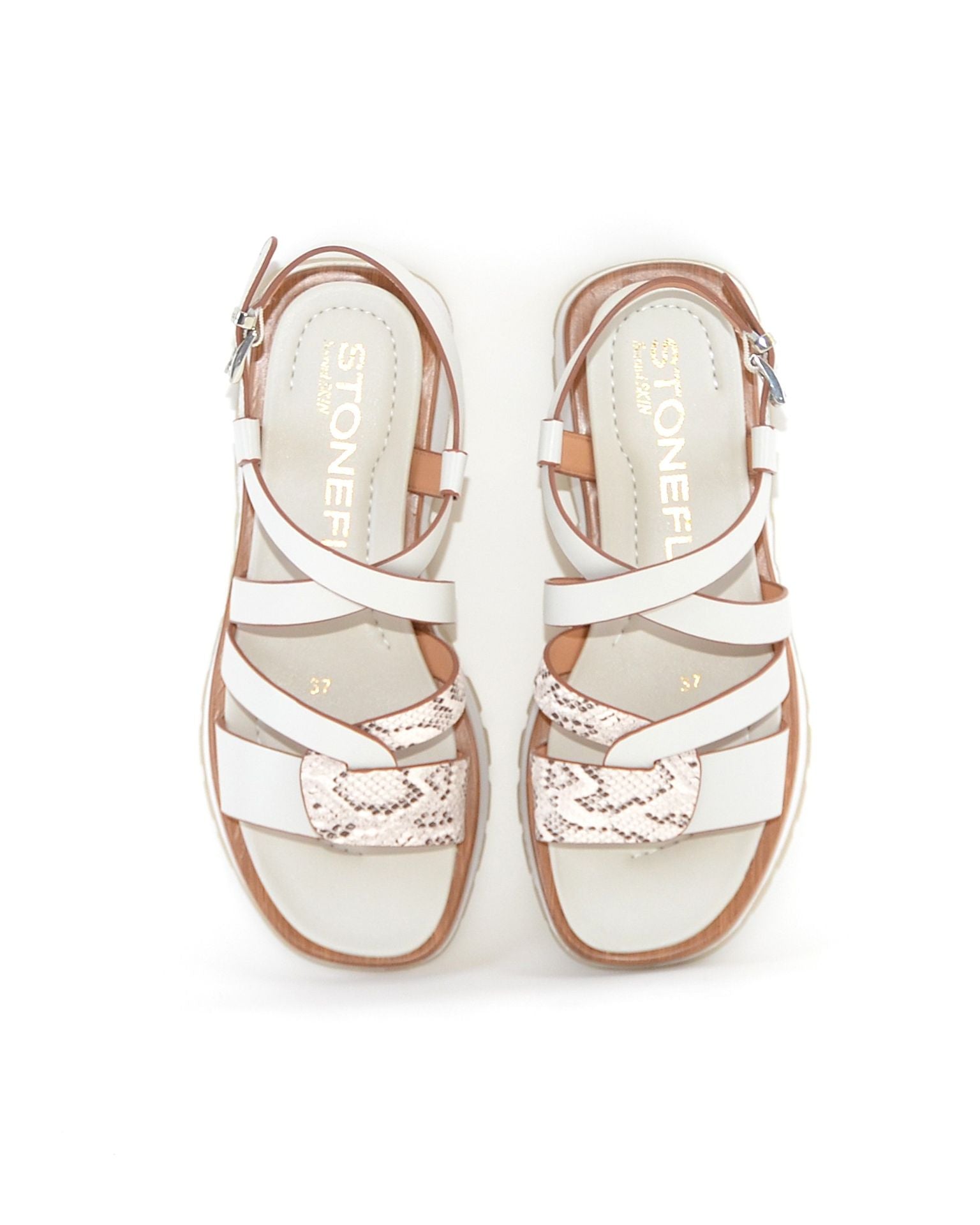 SANDALIA MUJER STONEFLY COMBI SENAKE BLANCO 223692 151 BIRCH WHITE