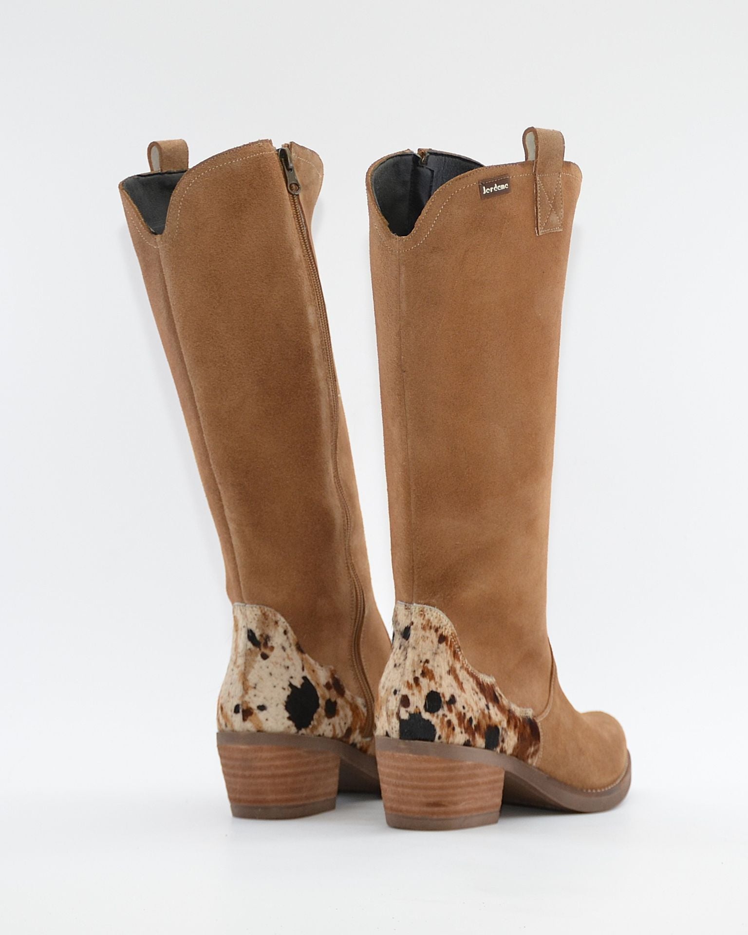 BOTA MUJER COWBOY COLOR SERRAJE TAUPE JORDANA 5173