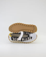 DEPORTIVO MARY JANE COMBI BLANCO ANIMAL PRINT LACOMBA YARROW PLANTILLA EXTRAIBLE