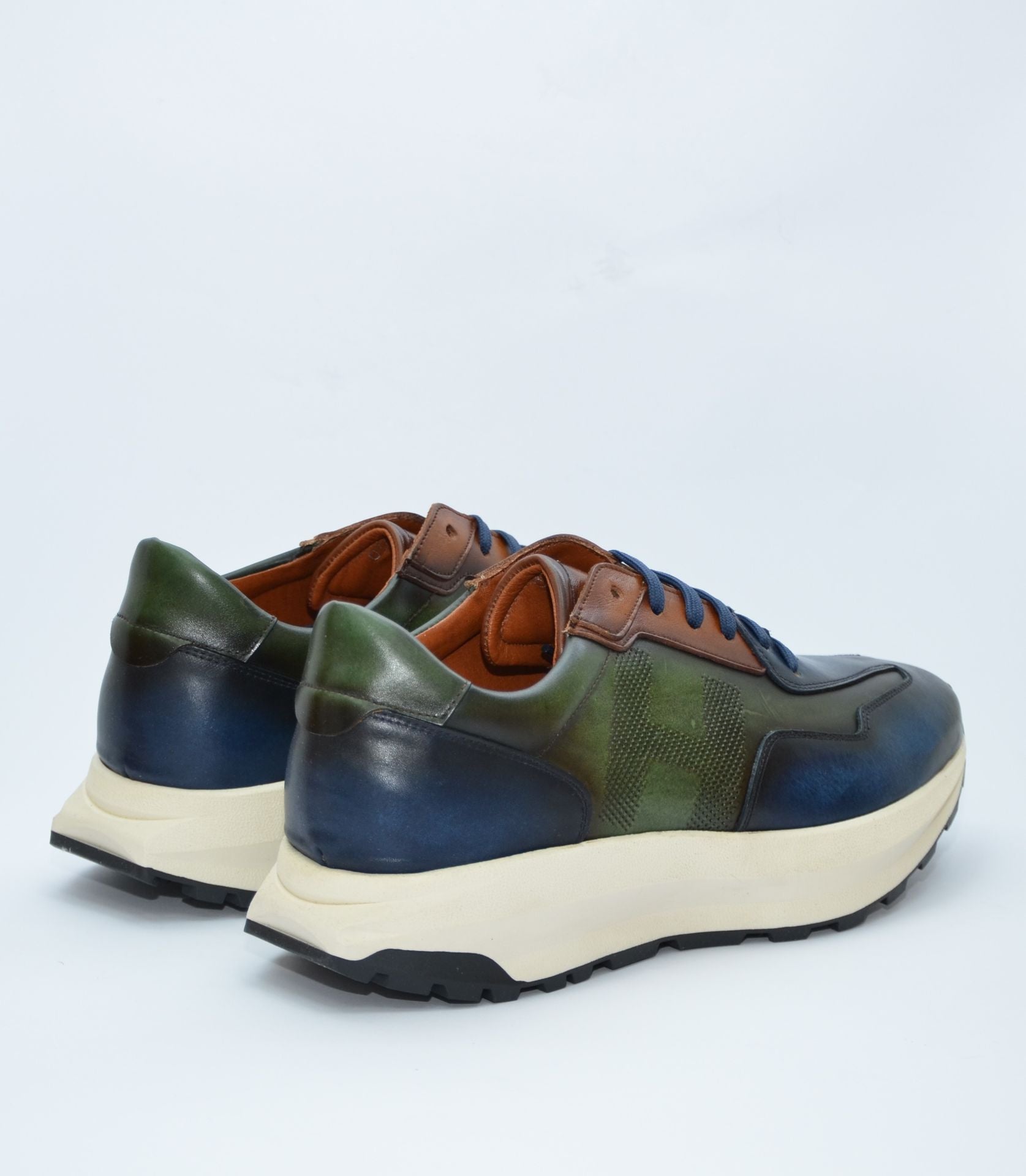 DEPORTIVO HOMBRE COMBINADO MARINO VERDE