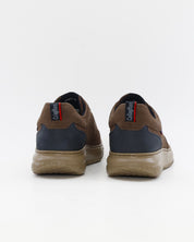 ZAPATO CASUAL HOMBRE COLOR TAUPE OSCURO CON GOMA ELASTICA 60805