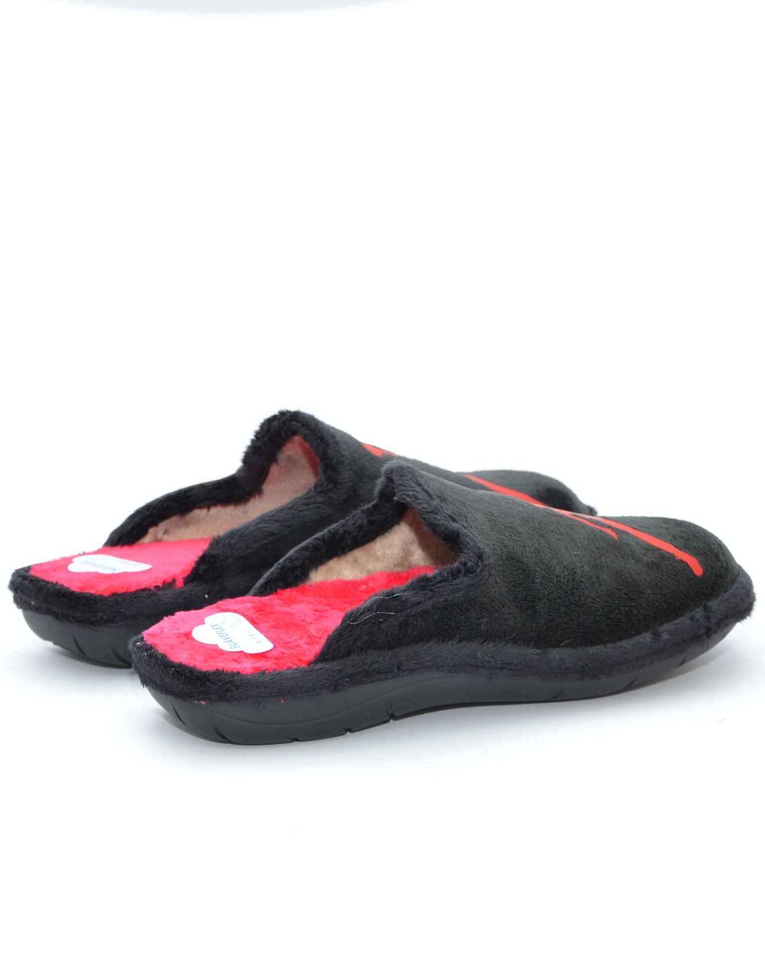 ZAPATILLAS CASA HOMBRE NEGRO JORDAN ROJO