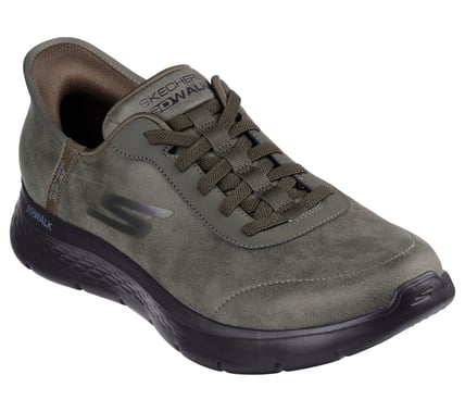 SNEAKERS HOMBRE SKECHERS VERDE 216326 OLV ELASTICOS