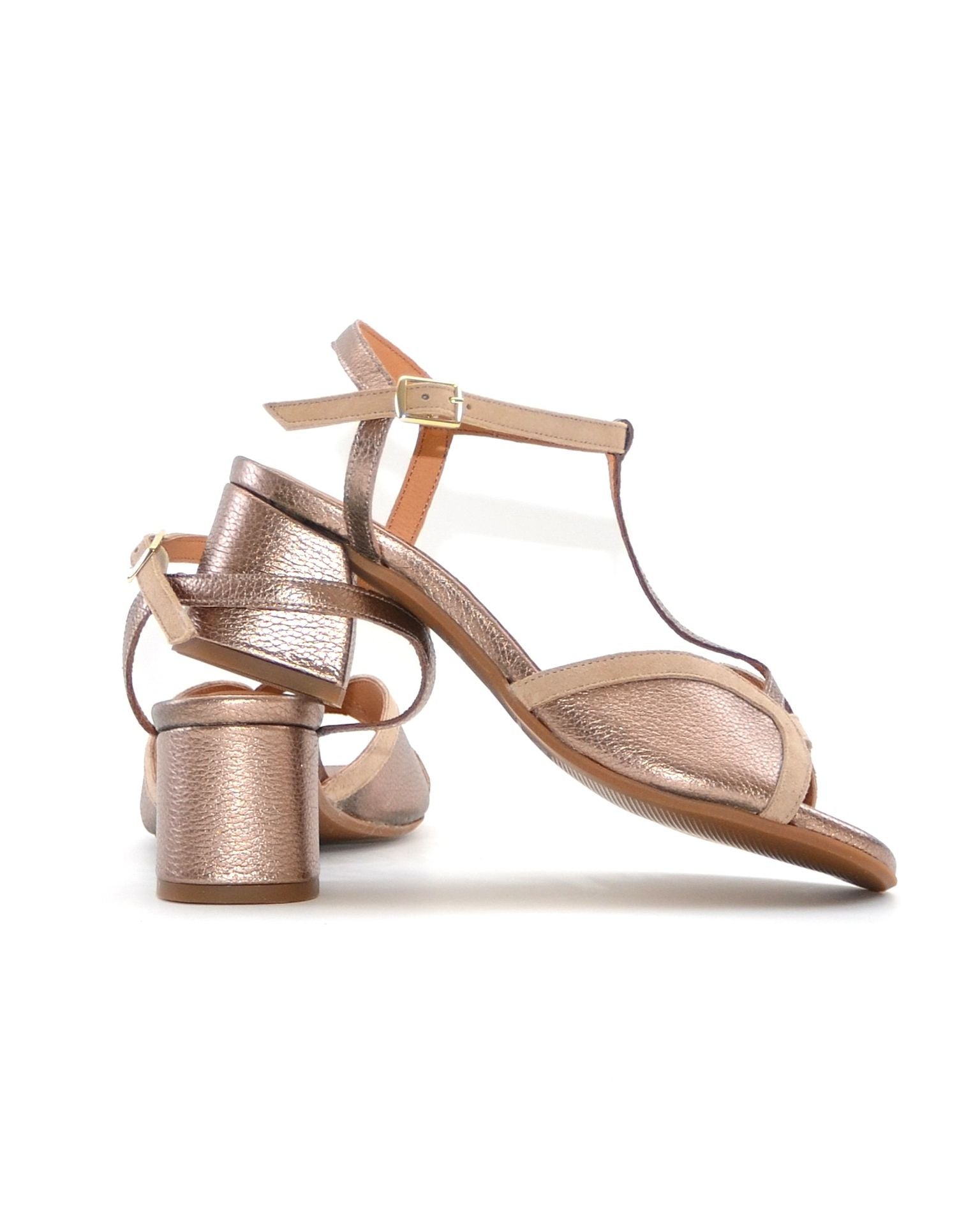 SANDALIA TACON MUJER COLOR TAUPE STONE FRANK TORY