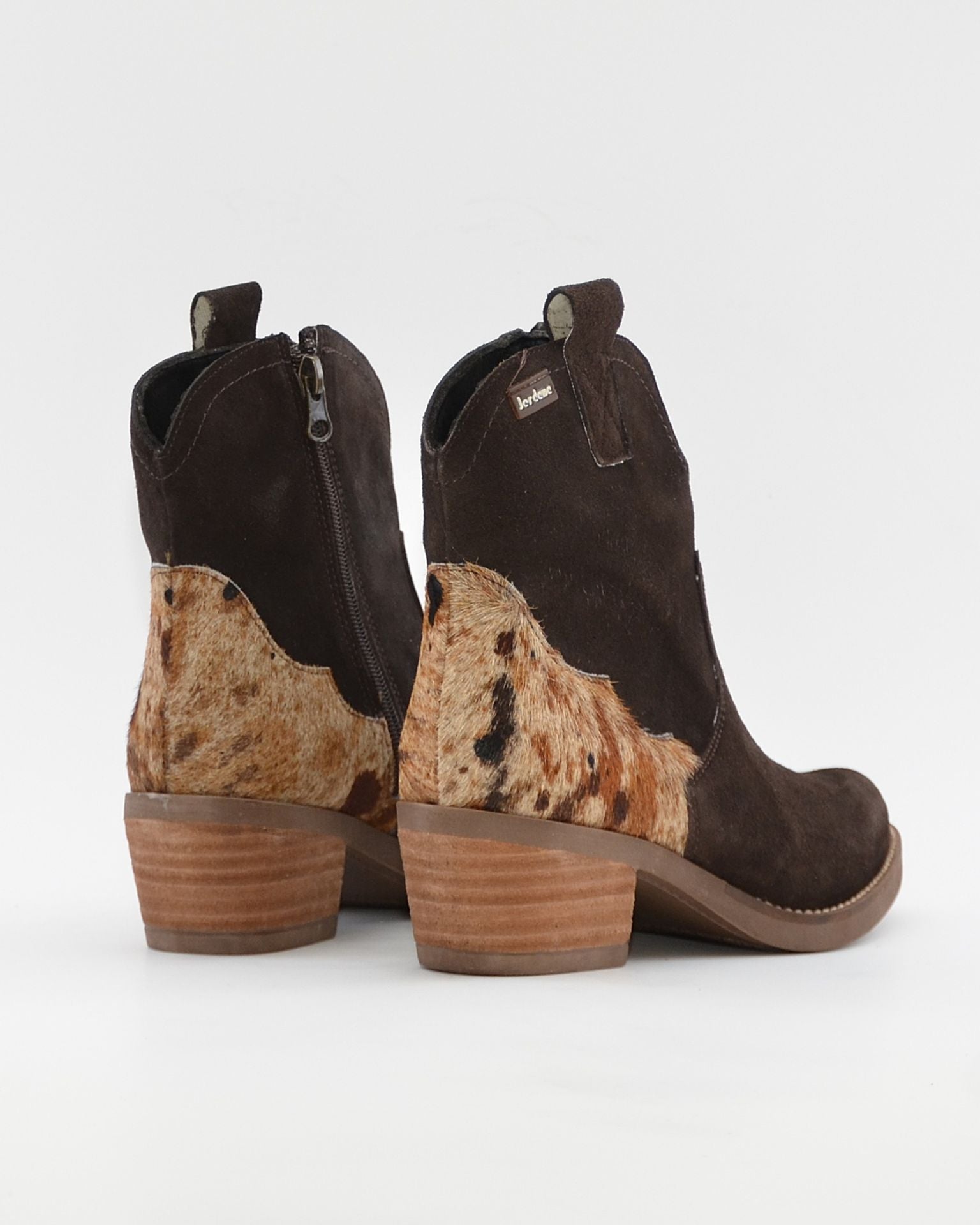 BOTIN MUJER COWBOY COLOR SERRAJE MARRÓN JORDANA 5172
