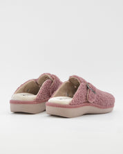 ZAPATILLAS DE CASA MUJER CON HEBILLA SALVI 29L-000 TEDDY MALVA