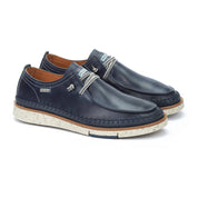 ZAPATO DE CORDONES AZUL CON CIERRES ELÁSTICOS PIKOLINOS M6L-4274C1