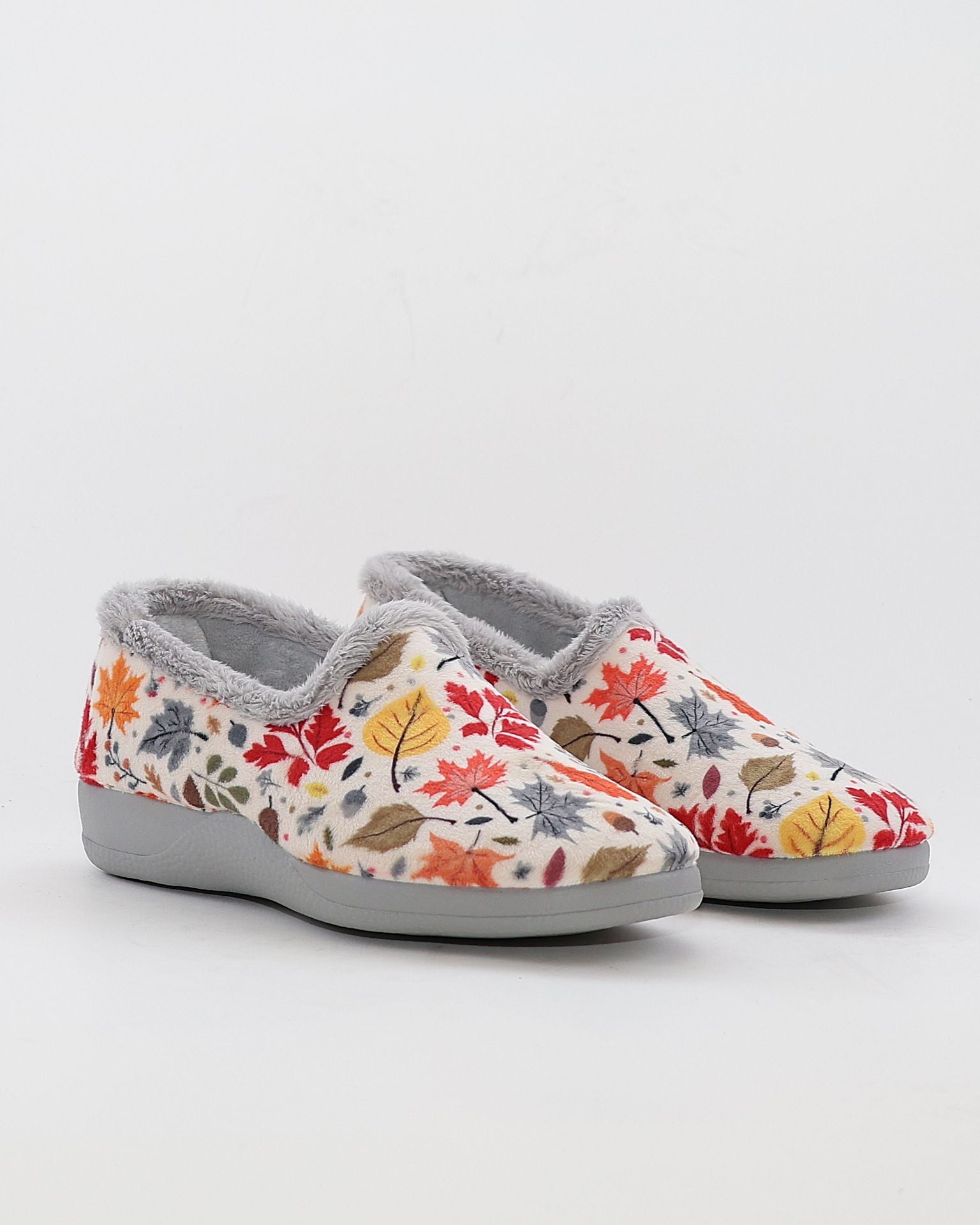 ZAPATILLAS DE CASA MUJER CERRADA DEVALVERDE 1210 GRIS