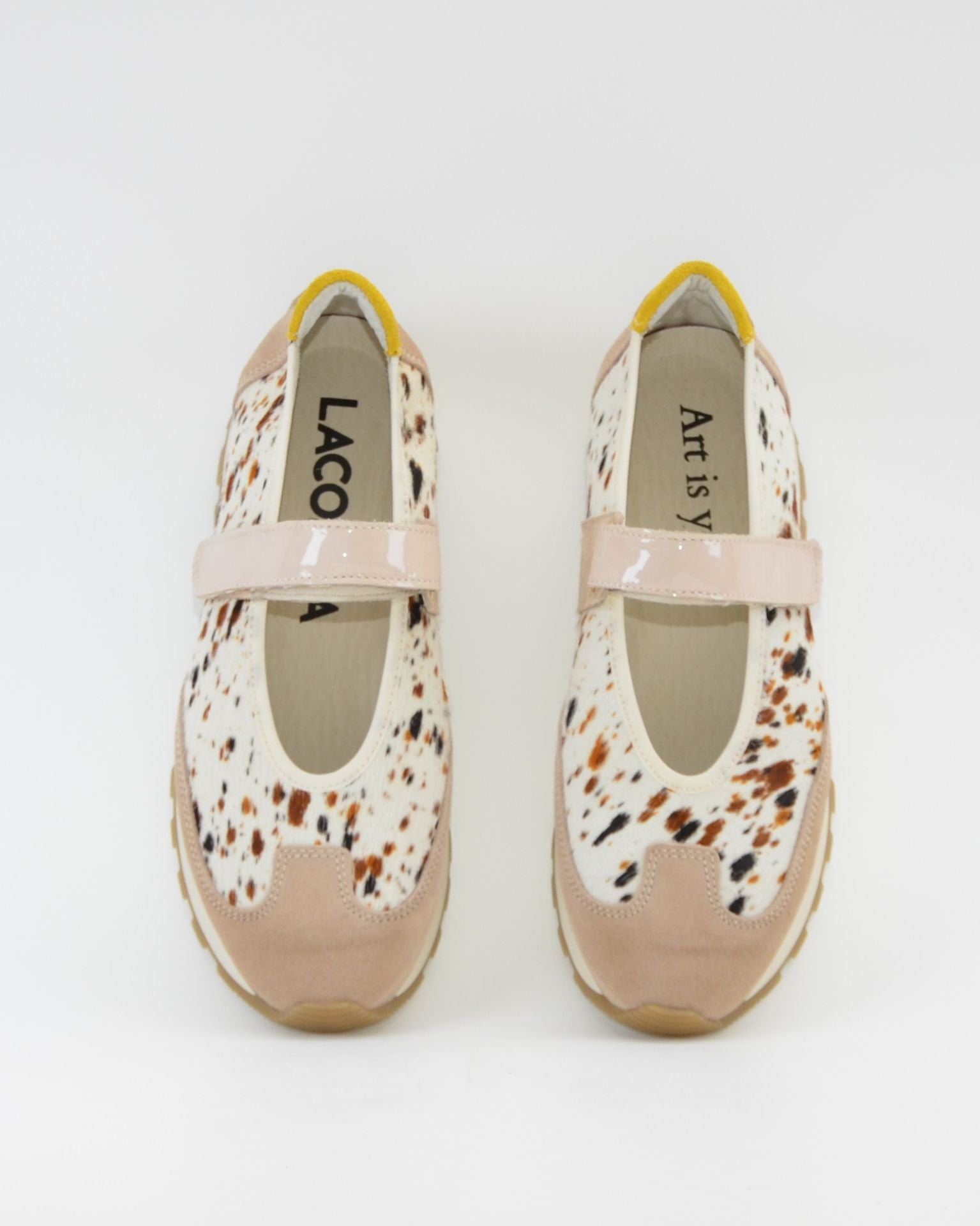 DEPORTIVO MARY JANE COMBI PONY BEIGE LACOMBA EDELWEISS EXTRAIBLE