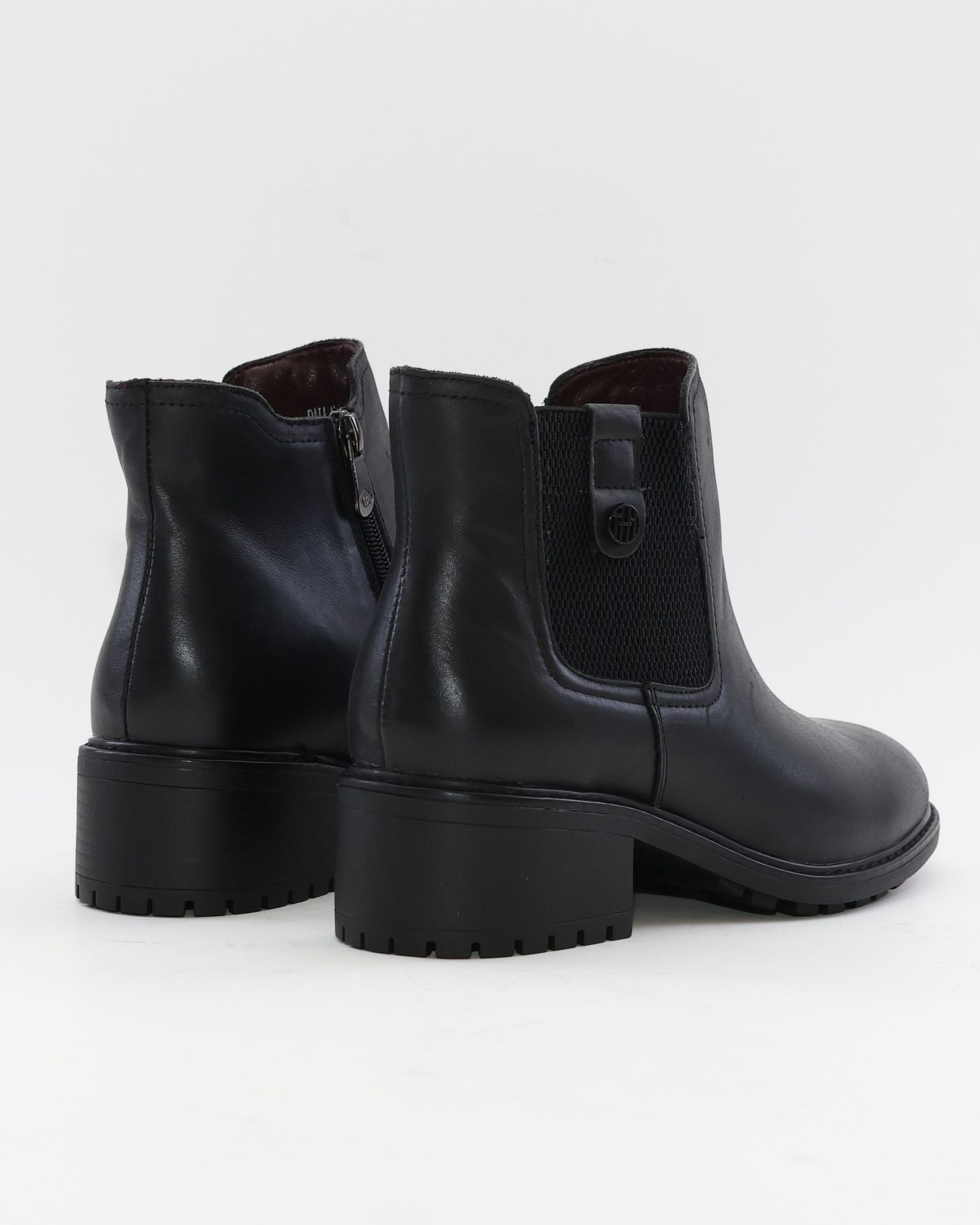 BOTIN TACON ANCHO MUJER COLOR NEGRO THE HAPPY MONK DALLAS 011