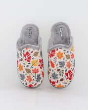 ZAPATILLAS DE CASA MUJER ABIERTA DEVALVERDE 1203 GRIS