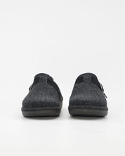 ZAPATILLAS DE CASA HOMBRE CON HEBILLA SALVI 41L-000 ELFO NEGRO