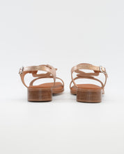 SANDALIA MUJER TACON BAJO PLANTA DE GEL OH MY SANDALS 5893 CAVA COMBI