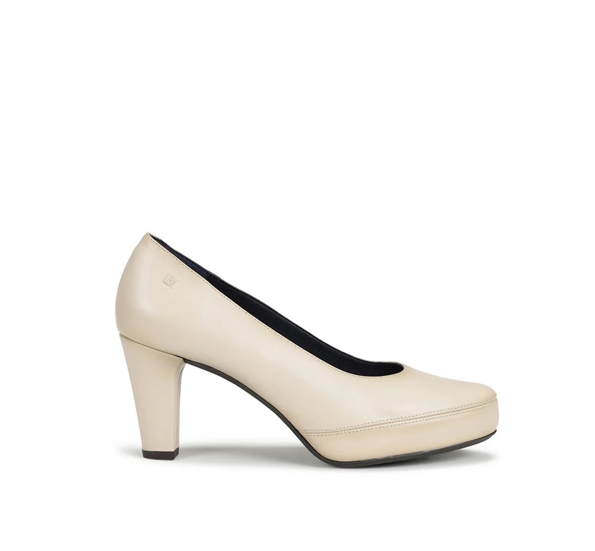 ZAPATO SALON PLATAFORMA COLOR HIELO