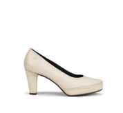ZAPATO SALON PLATAFORMA COLOR HIELO