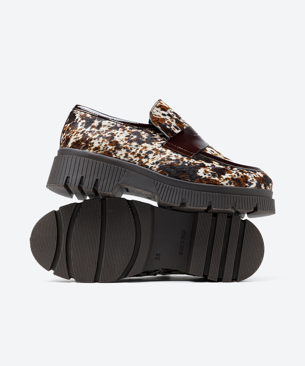 MOCASIN MUJER ANIMAL PRINT LACOMBA LOTUS