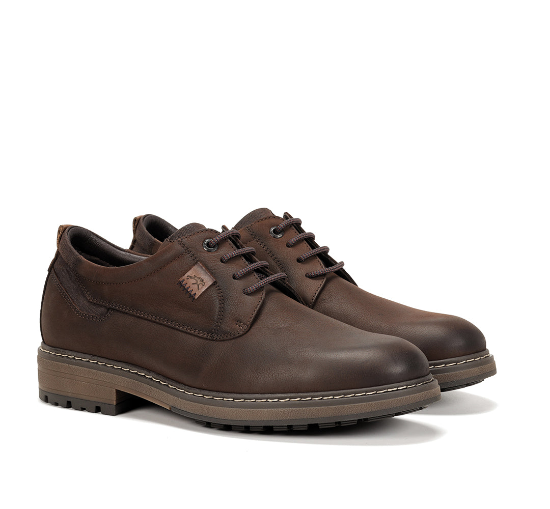 ZAPATO SPORT CORDON ENGRASADO MARRON F1589 TRUMAN D.CASTAÑO