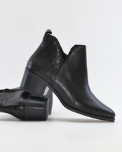 BOTIN MUJER TACON ANCHO PIEL NEGRO KAOLA 3056