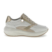 DEPORTIVO MUJER CORDON Y CREMALLERA BLANCO ORO 221620