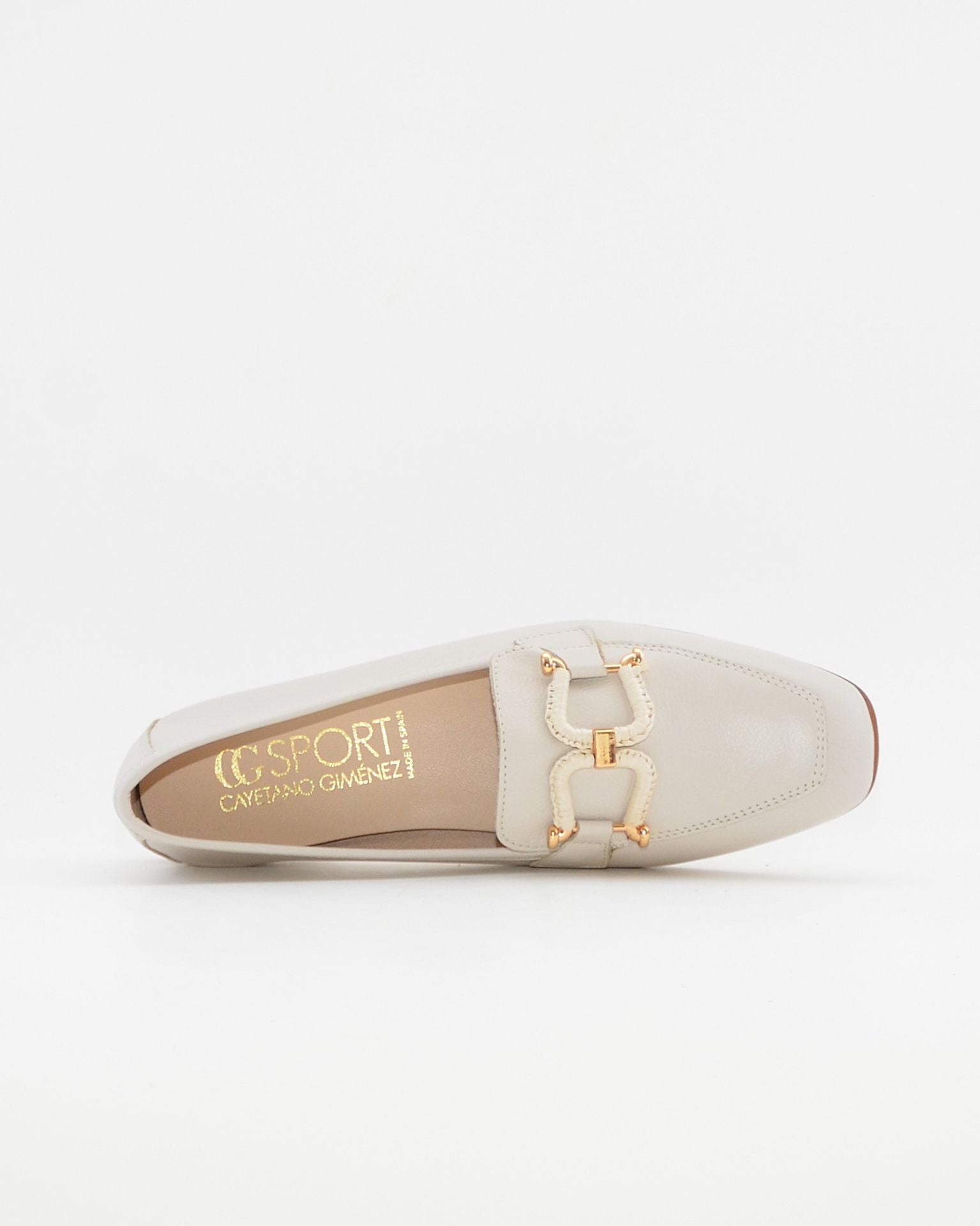 ZAPATO MOCASIN MUJER PLANO COLOR BEIG ARCE CAYETANO 17200