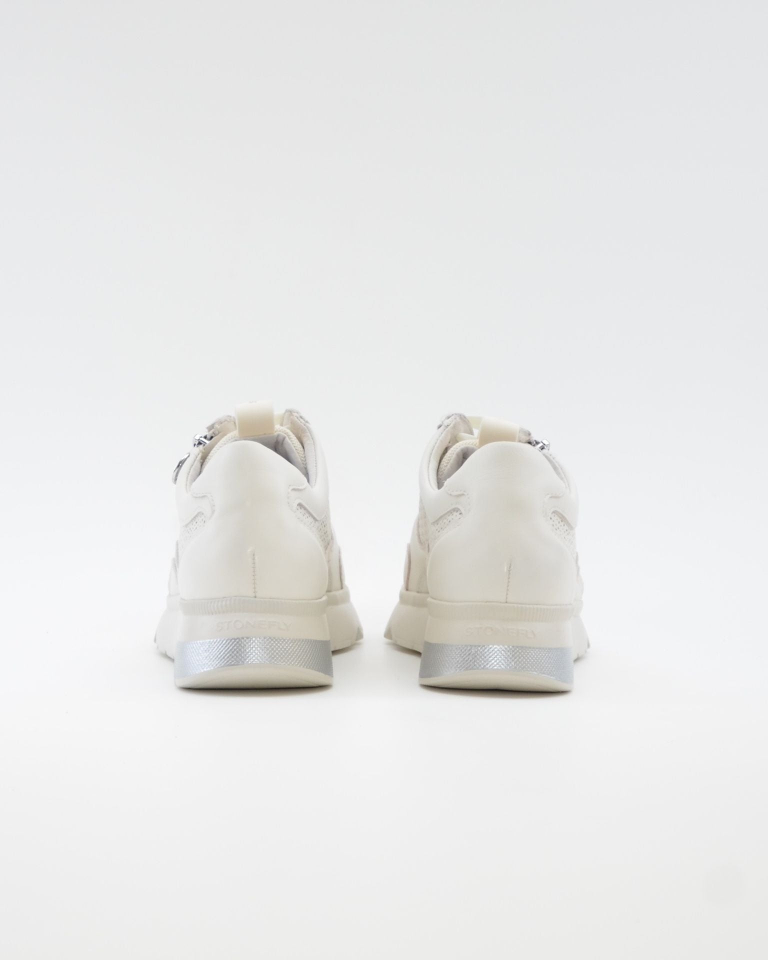 DEPORTIVO STONEFLY MUJER BLANCO CON CORDONES Y CREMALLERA PLANTILLA EXTRAHIBLE STONEFLY 222509 150