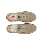 ZAPATO CASUAL HOMBRE FLUCHOS COLOR TAUPE CON CORDON JEFF F2210 MARMOTA