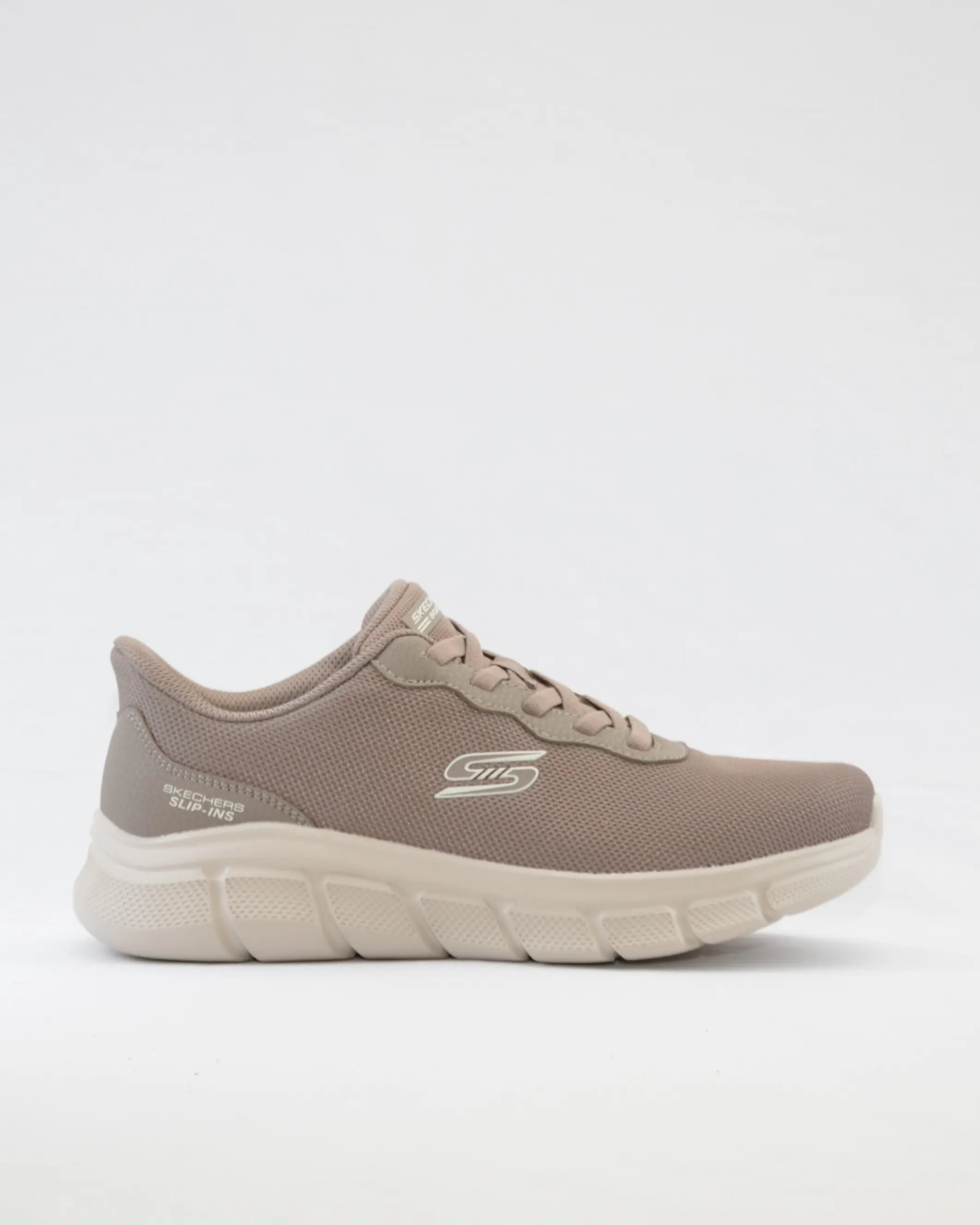 SNEAKERS HOMBRE SKECHERS BEIGE 118113 DKTP ELASTICOS SLIP-INS
