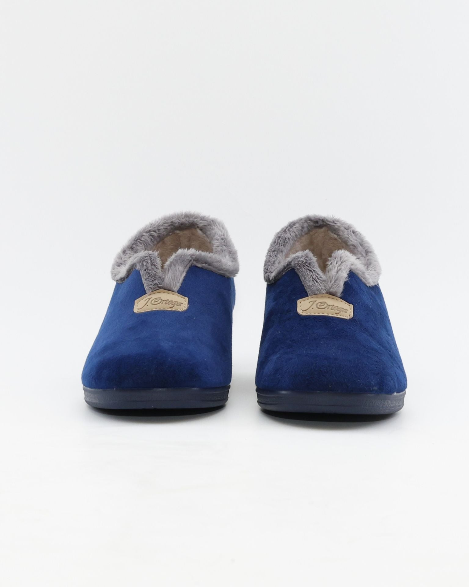 ZAPATILLA MUJER CERRADA CON CUÑA COLOR AZUL MARINO J.ORTEGA 1840