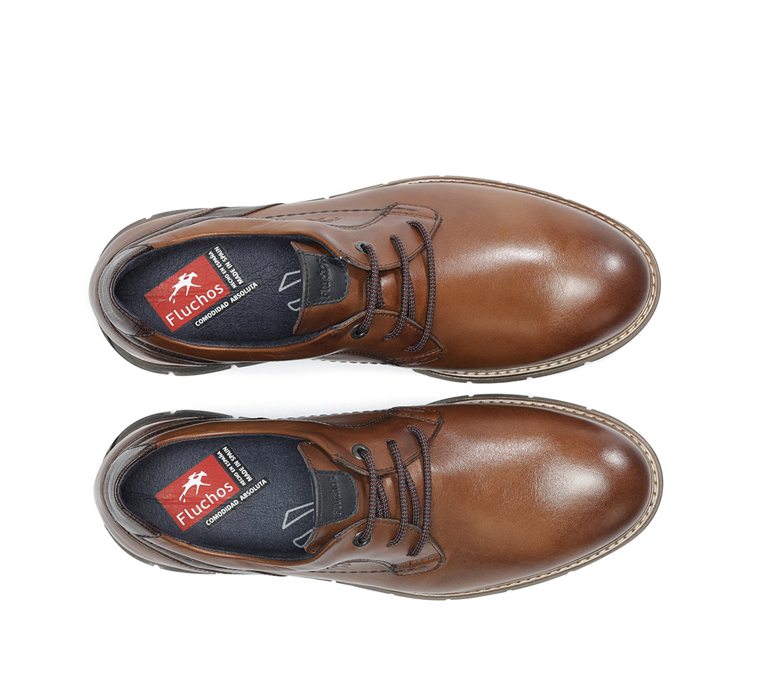 ZAPATO CASUAL CORDON CAMEL F0974 KIRO HABANA CAMEL