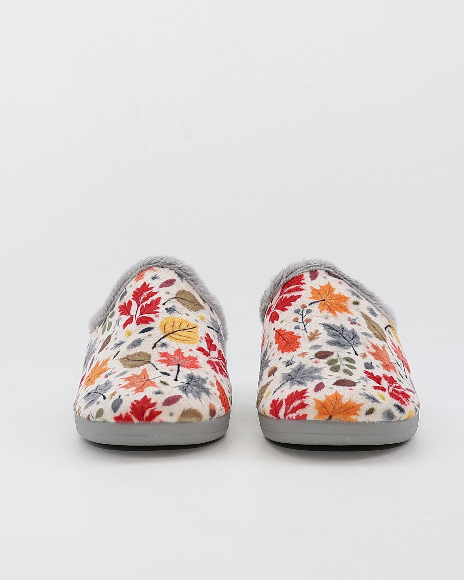 ZAPATILLAS DE CASA MUJER ABIERTA DEVALVERDE 1203 GRIS