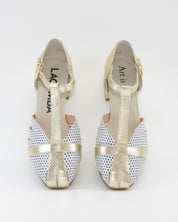 SANDALIA CANGREJERA MUJER COMBI ORO TOPOS LACOMBA LAVENDER