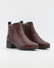 BOTIN MUJER TACON BAJO COLOR MARRON PIKOLINOS MALAGA W6W-8950 CAOBA