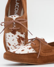 MOCASIN NAUTICO MUJER SERRAJE CUERO PONY LACOMBA NARCISUS