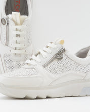 DEPORTIVO STONEFLY MUJER BLANCO CON CORDONES Y CREMALLERA PLANTILLA EXTRAHIBLE STONEFLY 222509 150