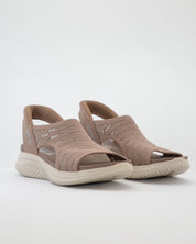 SANDALIAS SKECHERS MUJER COLOR TAUPE SLIP-INS 119805 MOC