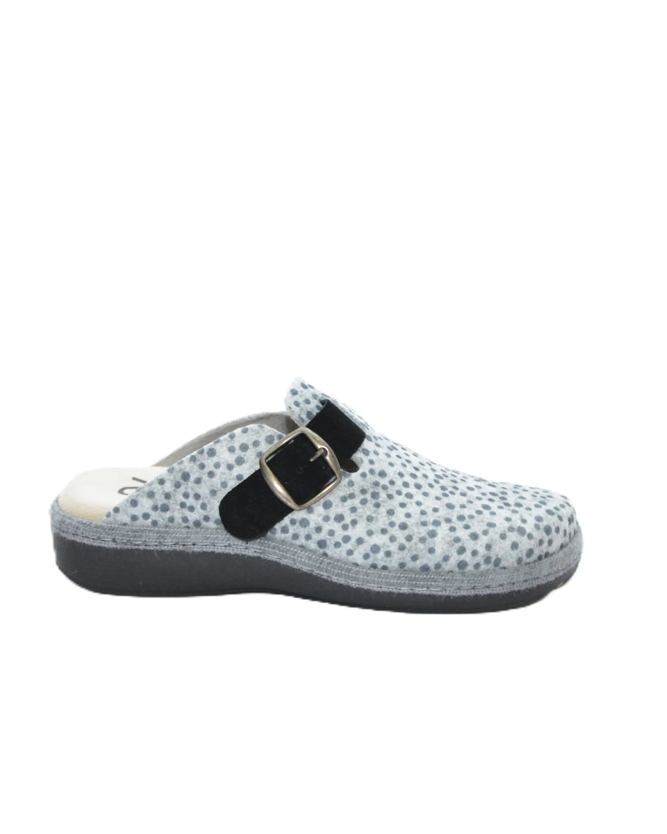 ZAPATILLAS DE CASA MUJER  CON HEBILLA