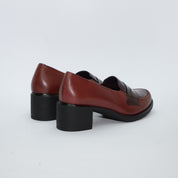 MOCASIN TACON MEDIO BURDEOS 10740