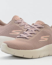 SNEAKERS MUJER SKECHERS 125516 TPE TAUPE CORDONES Slip-ins®