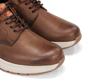ZAPATO CASUAL IMPERMEABLE MARRON F2067 TRITON NUEZ