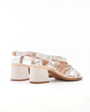 SANDALIA TACON MUJER COLOR PLATA MARFIL 34214
