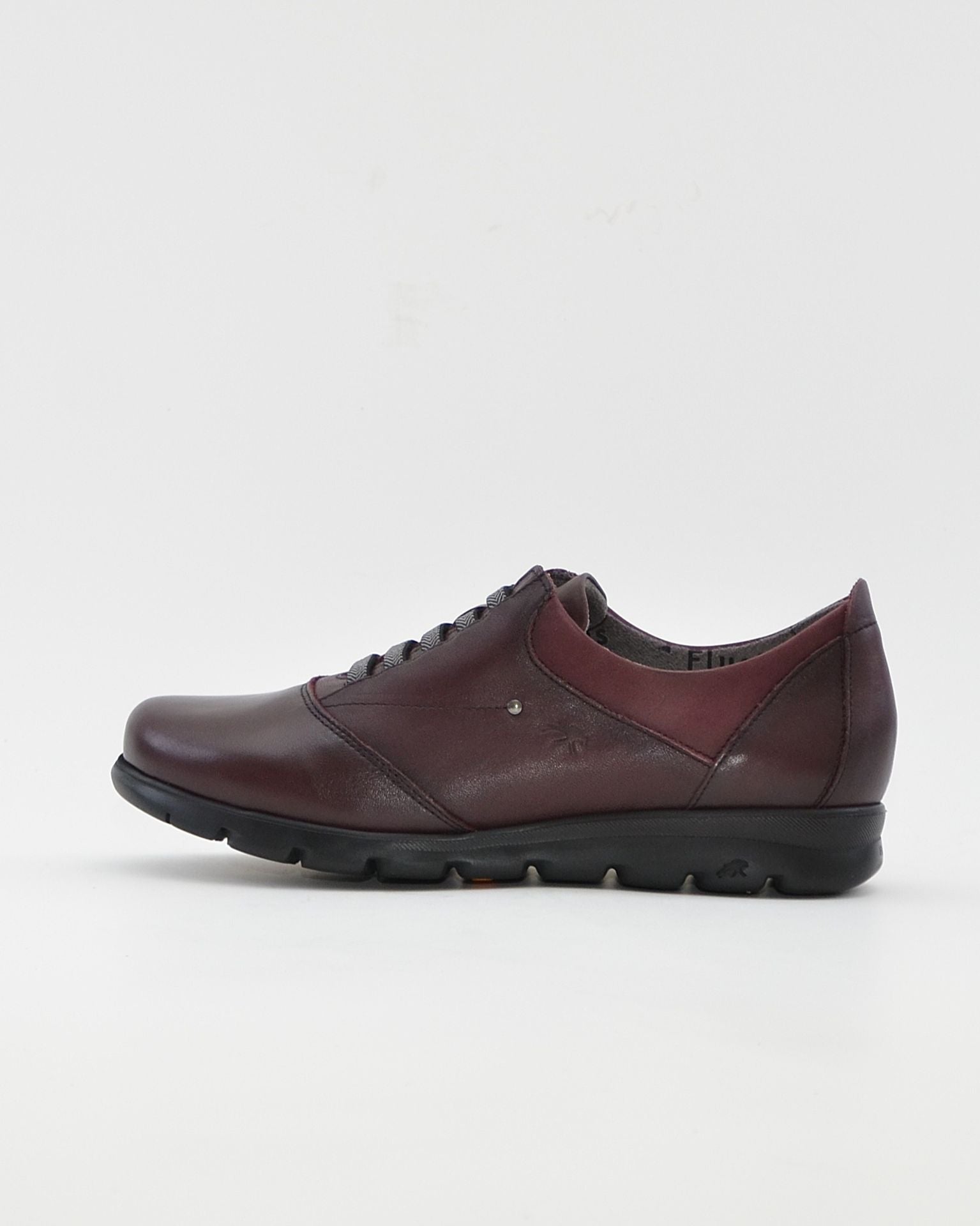 ZAPATO PLANO MUJER BURDEOS CON ELASTICOS FLUCHOS SUSAN F0354