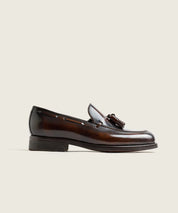 ZAPATO HOMBRE BORLAS TASSEL FLORENTIC MARRON SUELA DE CUERO