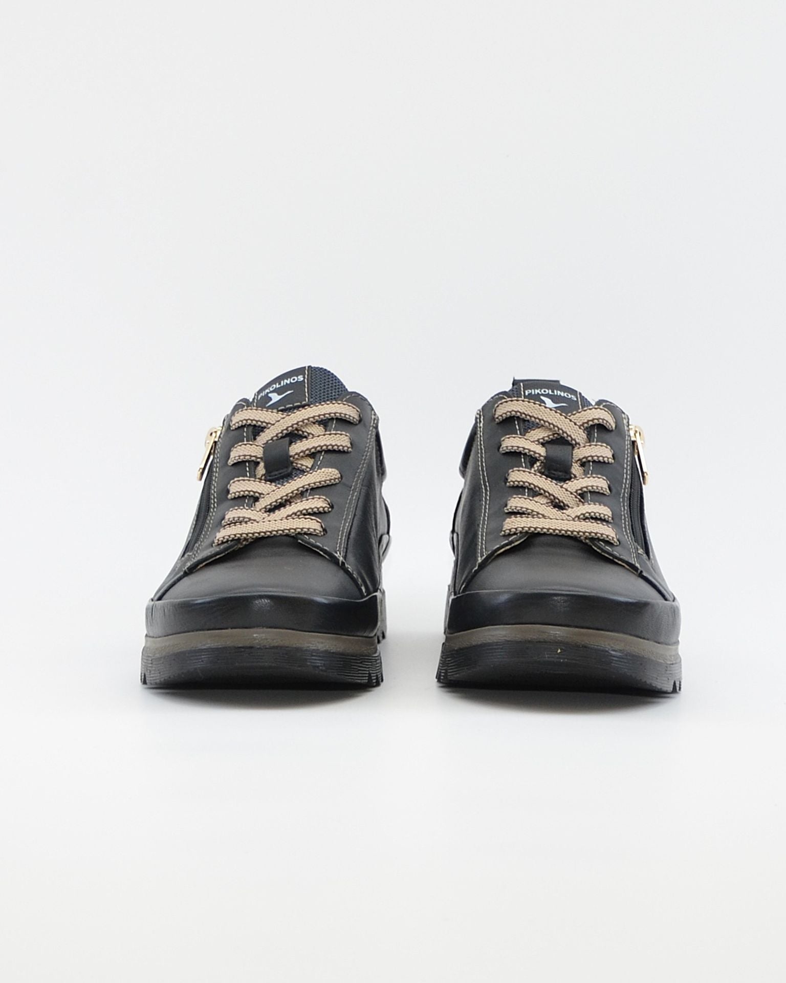 ZAPATO DE CORTE DEPORTIVO MUJER CORDON Y CREMALLERA PIKOLINOS NEGRO W3W-6979ST VIGO