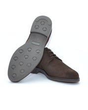 ZAPATO CORDON HOMBRE SERRAJE MARRON PISO GOMA