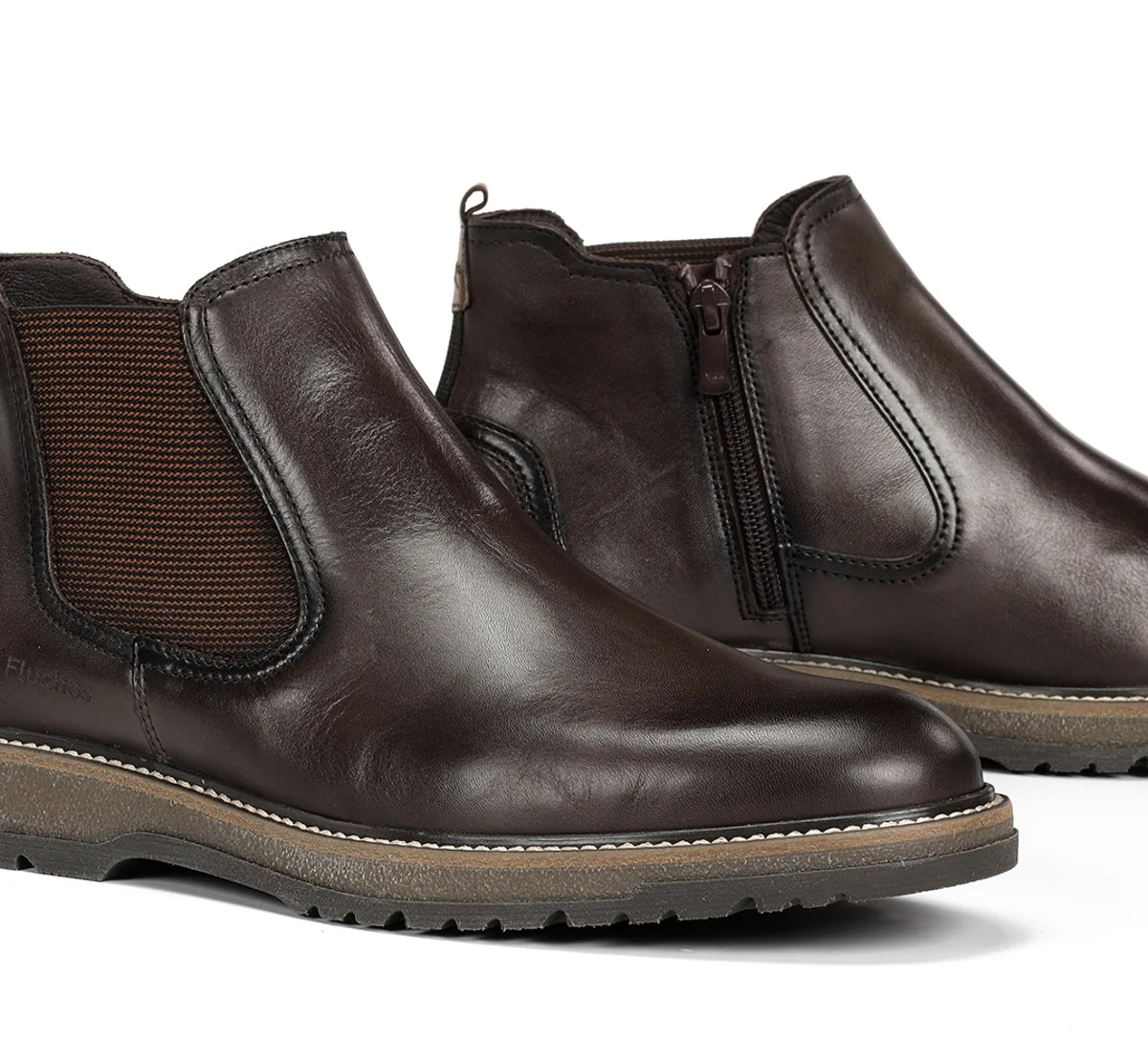 BOTIN CHELSEA HOMBRE MARRÓN FLUCHOS BUGGY F2323 CAFÉ