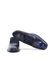 ZAPATO HOMBRE OXFORD FLORENTIC AZUL CON ANTE AZUL