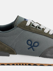 SNEAKERS HOMBRE SILBON AZUL VERDE RETRO RUNNING